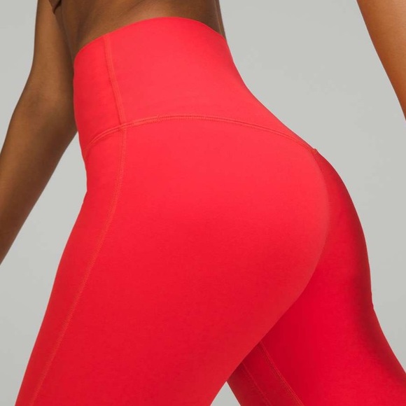 Lululemon Align High-Rise Pant Legging 28" Carnation Red Size 8 - Picture 4 of 14